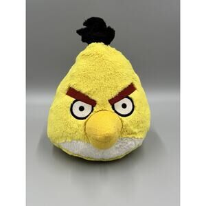 Commonwealth 2010 Angry Birds Yellow Bird Plush 9” Stuffed Animal Toy